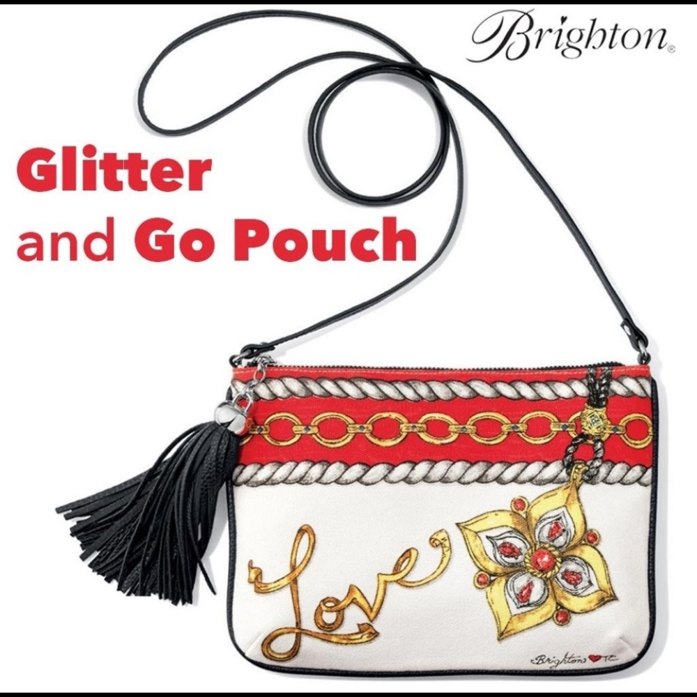 Brighton Glitter and Go Crossbody Pouch